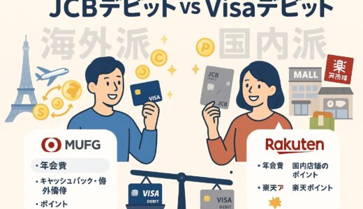 JCBデビット vs Visaデビット！違いと選び方をわかりやすく解説